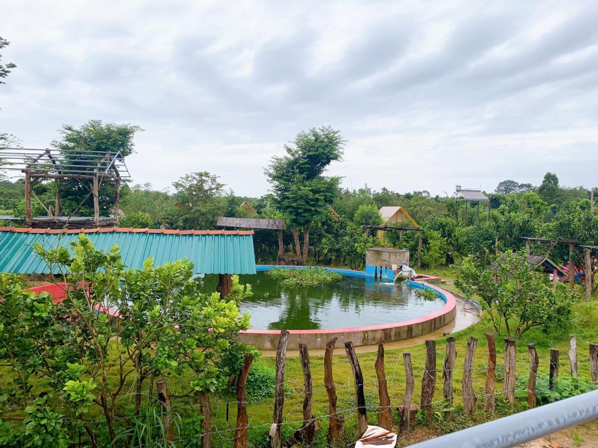 Rice Straw Green Lodge- Resort Quan Tom ภายนอก รูปภาพ