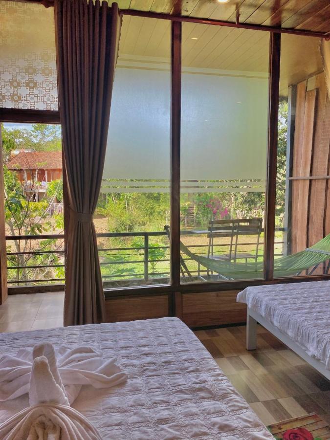 Rice Straw Green Lodge- Resort Quan Tom ภายนอก รูปภาพ